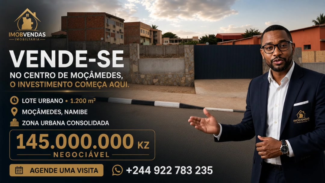 Lote urbano no centro de Moçâmedes